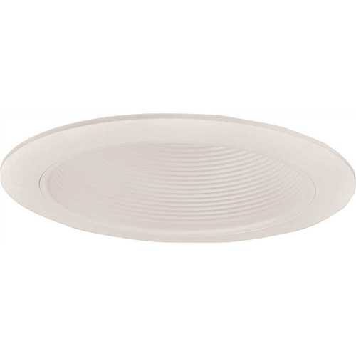 Monument RB4W/1R RECESSED LIGHTING 6 IN. WHITE METAL BAFFLE WITH WHITE TRIM