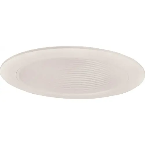 Monument RB4W/1R RECESSED LIGHTING 6 IN. WHITE METAL BAFFLE WITH WHITE TRIM