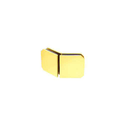 Gold Plated Monaco Series 135 Degree Glass-To-Glass Clamp