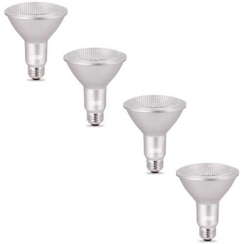 75-Watt Equivalent PAR30 Dimmable CEC Title 24 LED 90+ CRI Flood Light Bulb Daylight - pack of 4