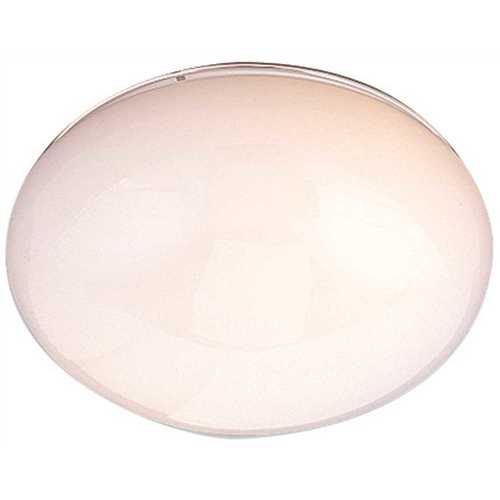 7-1/2 in. White Dia Replacement Glass for Mushroom Ceiling Fixture