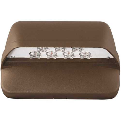 Litepak 17-Watt Dark Bronze Outdoor Integrated LED Wall Pack Light