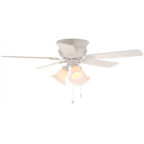 White Ceiling Fan Replacement Parts Clarkston 44 in 