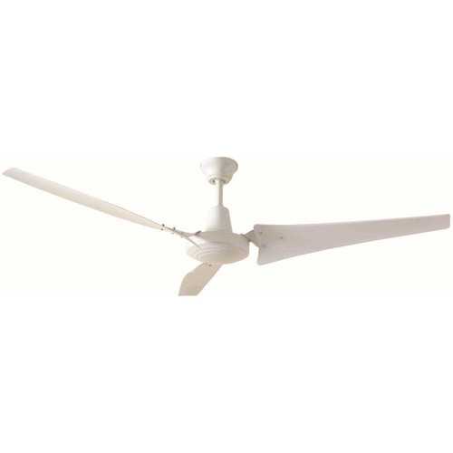 Hampton Bay 37860 Industrial 60 in. White Indoor Ceiling Fan with Wall Control