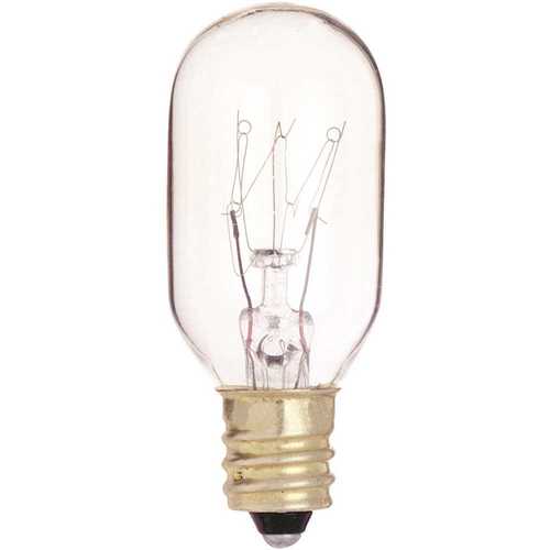 Satco S3907 25-Watt T8 Candelabra Base Incandescent Exit Light Bulb - pack of 10