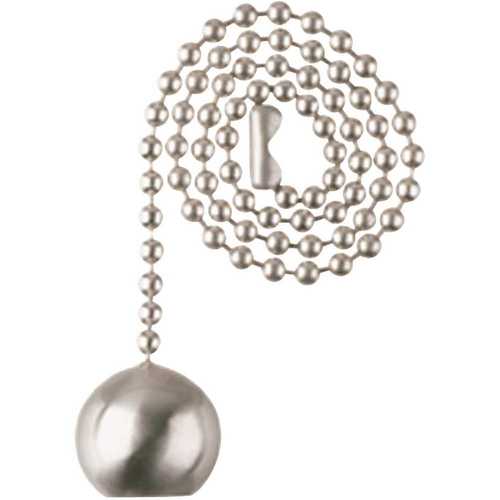 Westinghouse 7721700 Brushed Nickel Ball Pull Chain