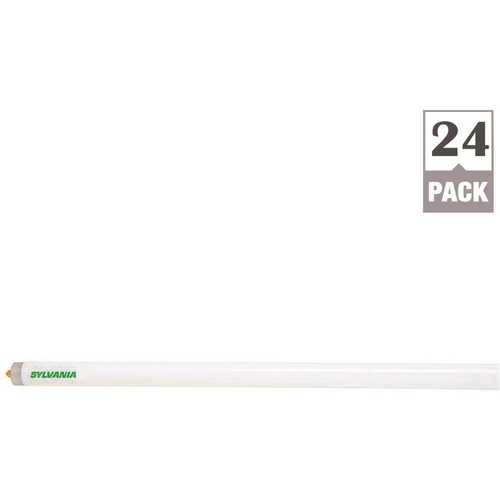 60-Watt Linear T8 Fluorescent Light Bulb Daylight - pack of 24