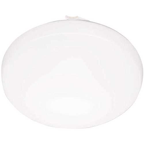 Contractor Select FMLRL 11 in. 16-Watt Integrated LED White 1100 Lumens 4000K Round Flush Mount Light Color/Finish Family