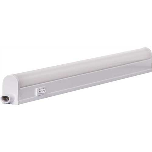 11-1/2 in. White Non-Dimmable LED Under Cabinet Fixture with Switch, Uses (1) 4-Watt Integrated LED Panel (Included)