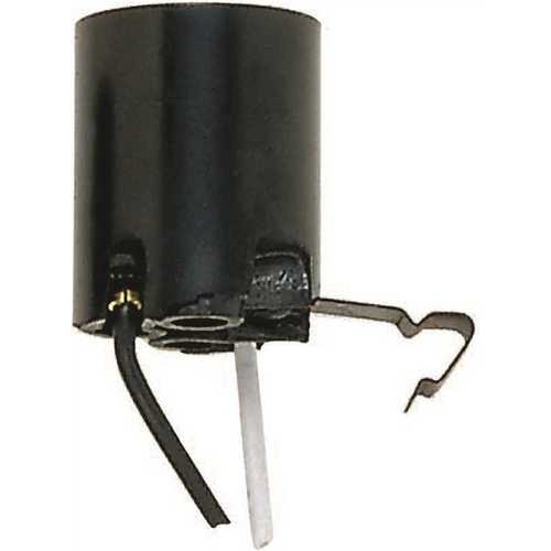 Satco 90/595 7 in. Snap-In Socket Black 1/2 in. Bracket Extension Color/Finish Family