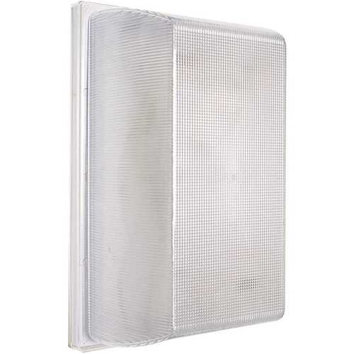 Outdoor Integrated LED White Area Wall Fixture