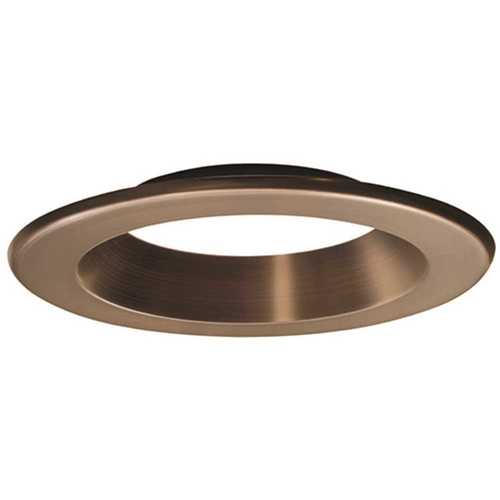 6 in. Decorative Bronze Trim Ring for LED Recessed Light with Trim Ring