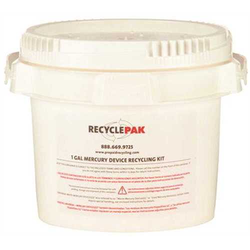VEOLIA ENVIRONMENTAL SERVICES SUPPLY-066CH 1 Gal. Universal Waste Mercury Containing Equipment Recycling Pail
