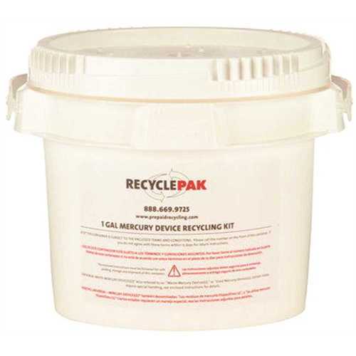 1 Gal. Universal Waste Mercury Containing Equipment Recycling Pail