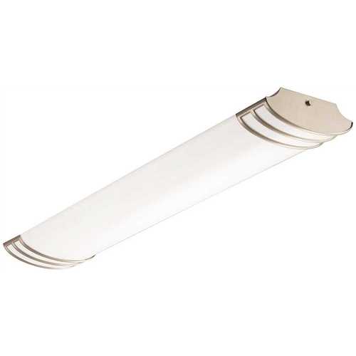 FMLFUTL 4 ft. 37-Watt Brushed Nickel Integrated LED Linear Flush Mount