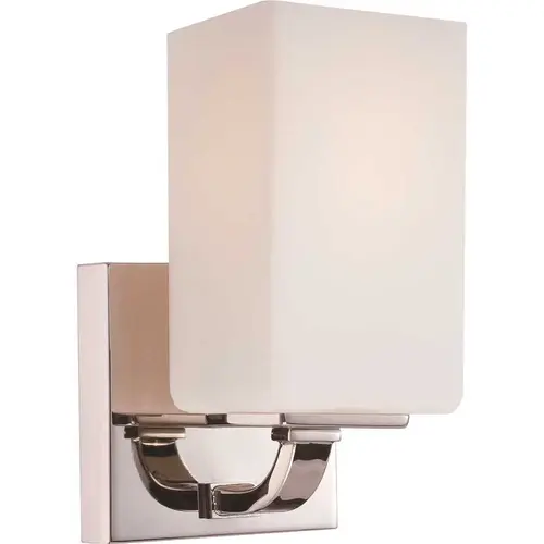 Glomar 60/5181 Banning 1-Light Polished Nickel Bath Light Color/Finish Family