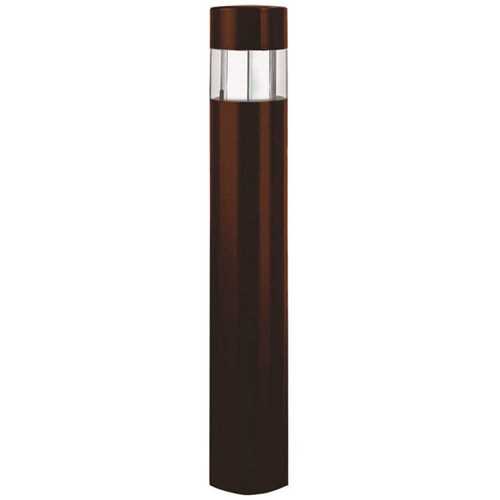 Fresno Line Voltage Dark Bronze LED Round Bollard Path Light, 3000K