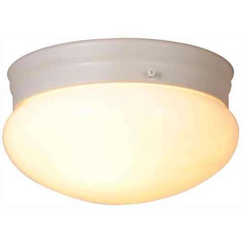 Royal Cove 671330 2-Light White Flushmount