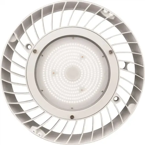 Contractor Select JEBL Series 1.31 ft. 400-Watt Equivalent Integrated LED Dimmable White High Bay Light Fixture, 4000K Color/Finish Family