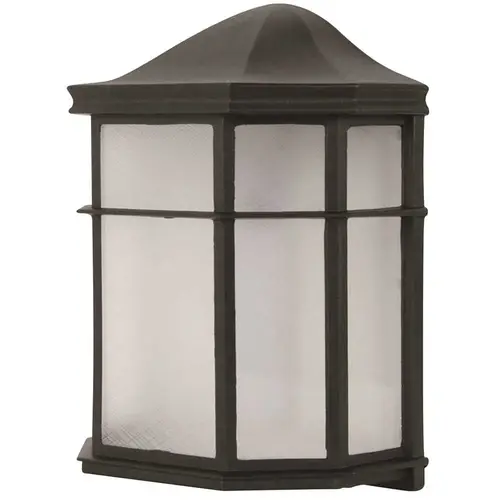 Luminance F9923-31-1-4K 9-Watt Black Integrated LED Outdoor Wall Mount Lantern