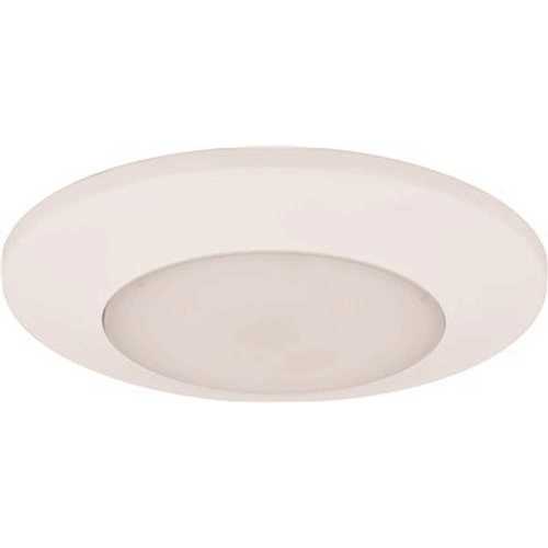 Prescolite 16-Watt White Integrated LED Flushmount Light with Lens Color/Finish Family