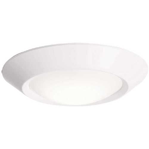 Contractor Select Basics Series 4 in. 3000K Soft White Integrated 700 Lumen LED Round Surface Mount