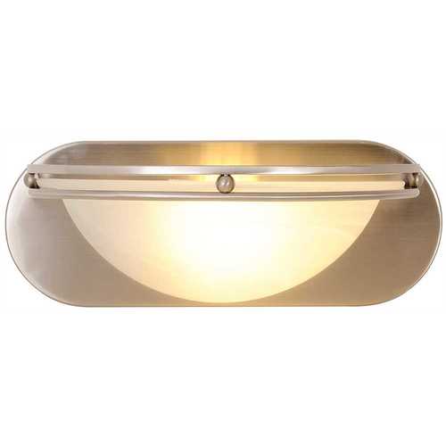 1-Light Brushed Nickel Bath Light