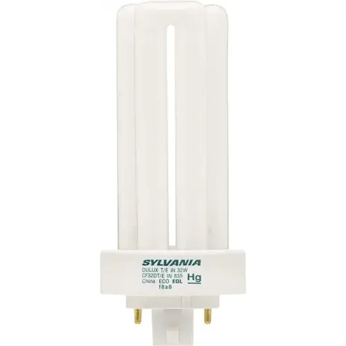 32-Watt Equivalent T4PL 4-Pin Triple Tube Dimmable CFL Light Bulb Bright White (1-Bulb)