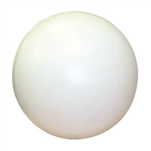 National Brand Alternative 3201-10020-002B NECKLESS BALL GLOBE 10 IN. WHITE