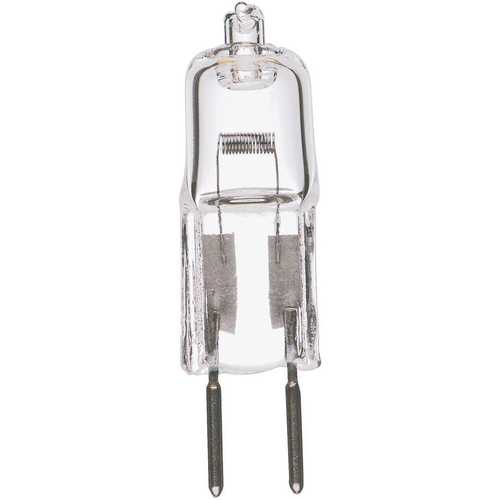 50-Watt T4 Bi Pin GY6.35 Base Halogen Light Bulb, Warm White