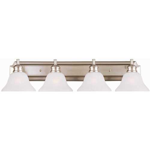 Design House 517128 Bristol 4-Light Satin Nickel Vanity Light