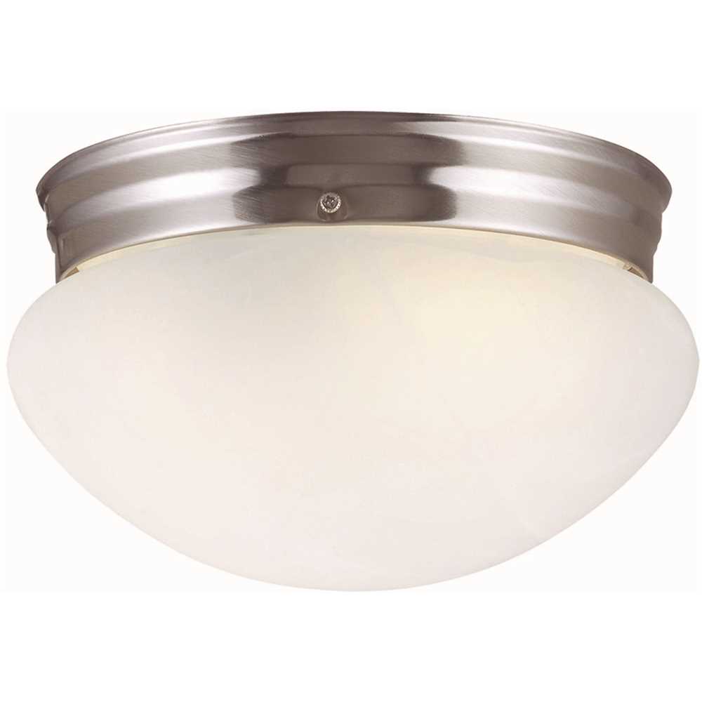 Design House 511576 Millbridge 1-Light Satin Nickel Ceiling Semi Flush Mount Light Color/Finish Family