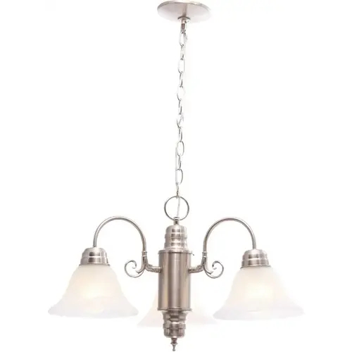 Design House 511543 Millbridge 3-Light Satin Nickel Chandelier Color/Finish Family