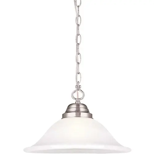 Design House 517565 Millbridge 1-Light Satin Nickel Swag Light Fixture Color/Finish Family