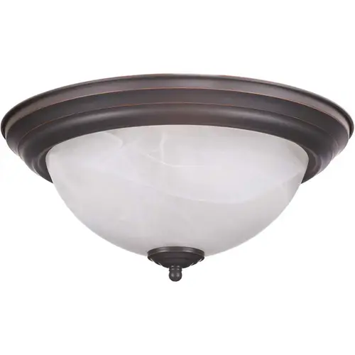 Millbridge 2-Light Oil Rubbed Bronze Ceiling Semi Flush Mount Light Fixture Color/Finish Family