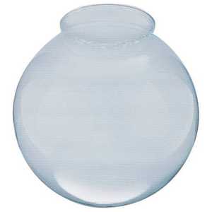 Westinghouse 8154900 8 in. Handblown Gloss Clear Globe with 4 in. Fitter