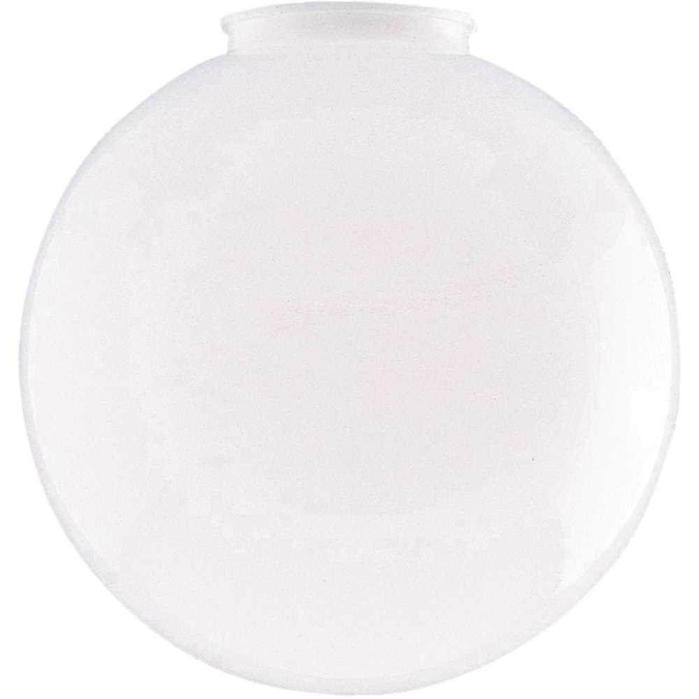 Westinghouse 8186900 6 in. White Polycarbonate Globe with 3-1/4 in. Fitter