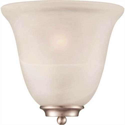 Monument 60/3409 1-Light Brushed Nickel Wall Sconce Color/Finish Family