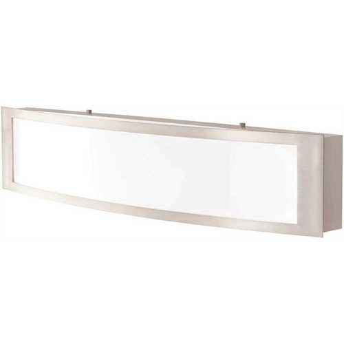 Home Decorators Collection IQP1381L-3 180-Watt Equivalent Brushed Nickel Integrated LED Vanity Light
