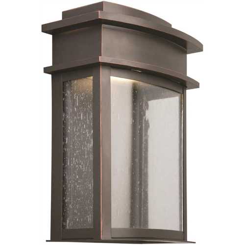 Fairview 8-Watt Oil Rubbed Bronze Integrated LED Outdoor Wall Sconce Color/Finish Family