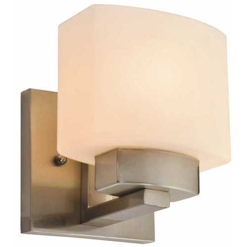 Dove Creek 1-Light Satin Nickel Wall Sconce Color/Finish Family