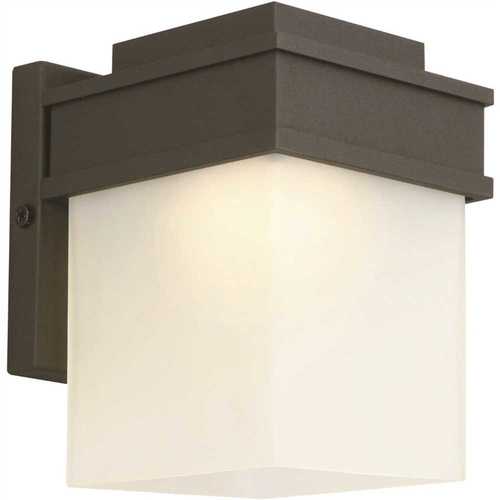 Design House 578120 Bayfield 8-Watt Integrated LED Black Outdoor Wall Sconce