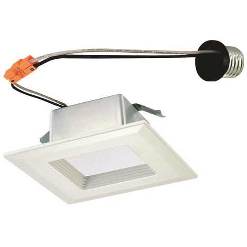 Westinghouse 3105300 4 in. Square White Integrated LED Recessed Trim