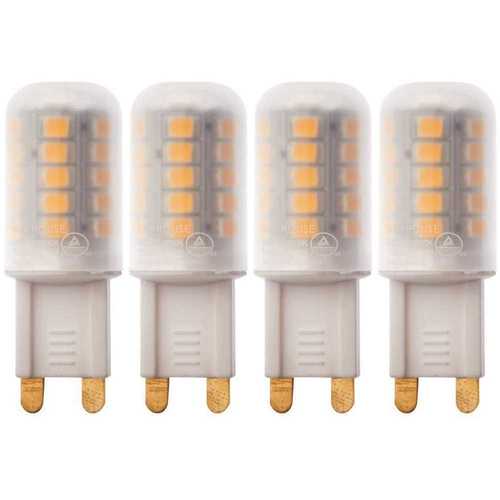 Newhouse Lighting G9-3025-4 25-Watt Equivalent G9 Non Dimmable LED Light Bulb Warm White - pack of 4