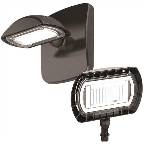 100-Watt Equivalent Integrated Outdoor LED Flood Light with Wall Pack Mount, 1500 Lumens, Outdoor Security Lighting