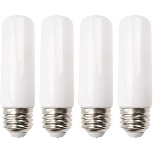Newhouse Lighting T10-2320-4 20-Watt Equivalent T10 LED Bulb Halogen Replacement Light Bulb, E26 Medium Base, Dimmable. Soft White - pack of 4