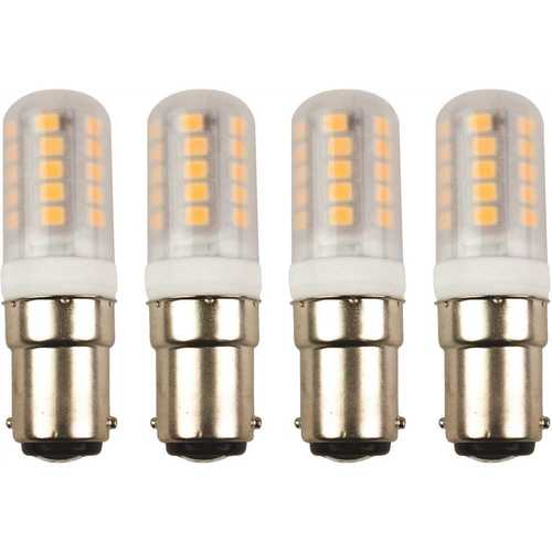 Newhouse Lighting BA-2320-4 20-Watt Equivalent T5 with BA15D Base, 120-Volt LED Light Bulb Warm White - pack of 4