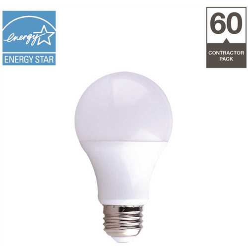Simply Conserve L11A1927KENC60 75-Watt Equivalent A19 Quick Install Contractor Pack LED Light Bulb in Soft White