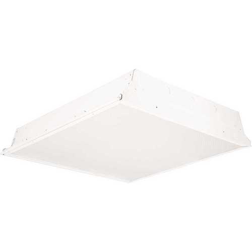 LJT 2 ft. x 2 ft. 64-Watt Equivalent Integrated LED White Recessed Troffer Approved for Use in Chicago