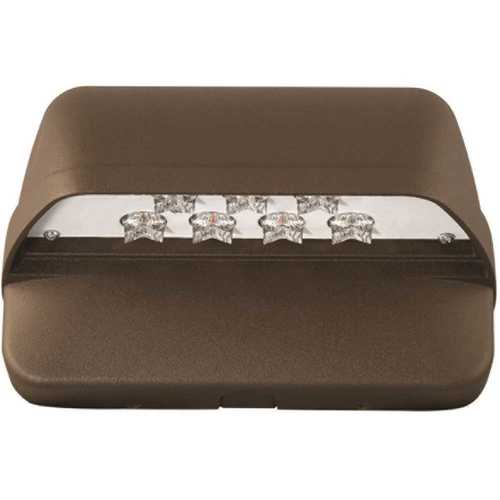 LitePak 17-Watt Integrated LED Dark Bronze Outdoor Wall Pack Light with Photocontrol